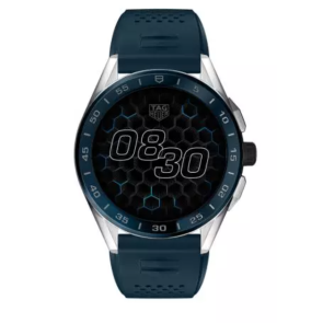 Horlogeband Smartwatch Tag Heuer SBG8A / SBG8A11 / FT6176 Rubber Blauw 22mm